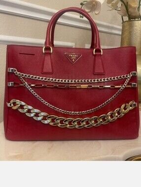 Prada Red Galleria Tote. ***